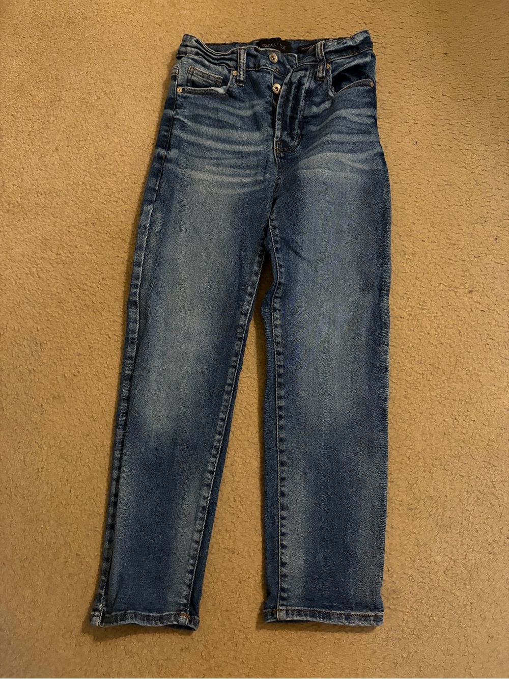 Kendall & Kylie High-Rise Straight Jeans